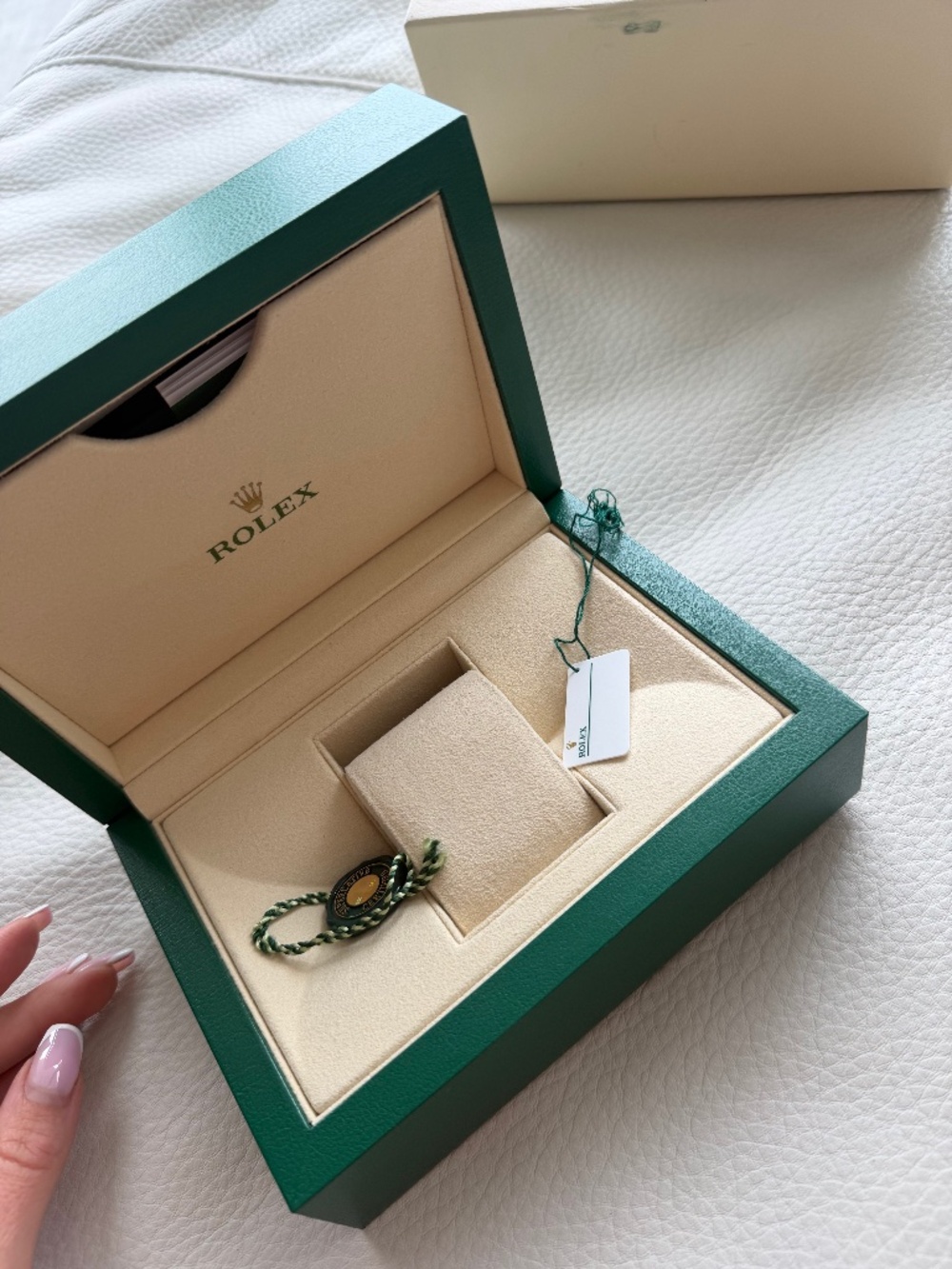 Rolex 💯% Authentic Original Medium Size Presentation Box with Papers & Cards